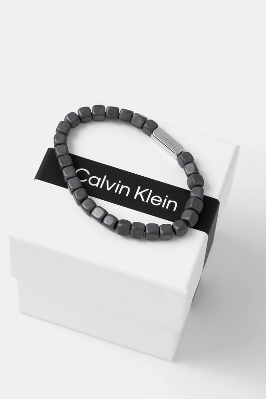 Akcesoria Calvin Klein bransoletka 35100060 szary