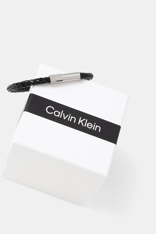 Akcesoria Calvin Klein bransoletka skórzana 35100047 czarny