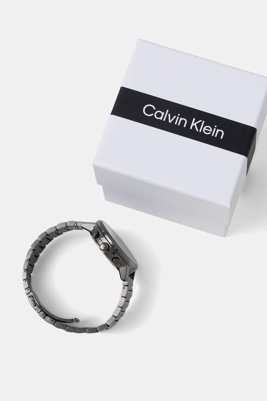 Doplňky Hodinky Calvin Klein 25200495 stříbrná