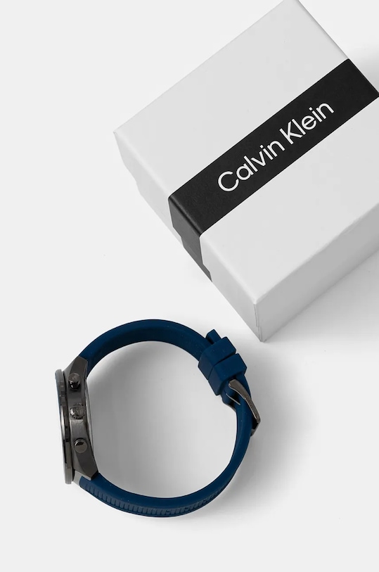 Akcesoria Calvin Klein zegarek 25200468 granatowy