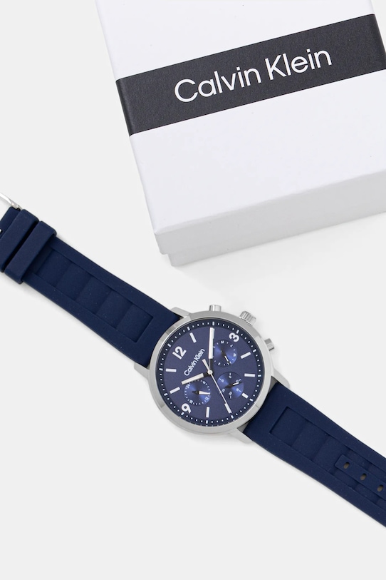 Doplňky Hodinky Calvin Klein 25200460 námořnická modř