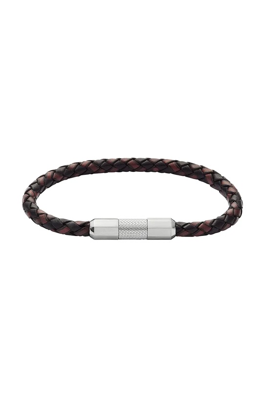 Шкіряний браслет Fossil коричневий JF04918040