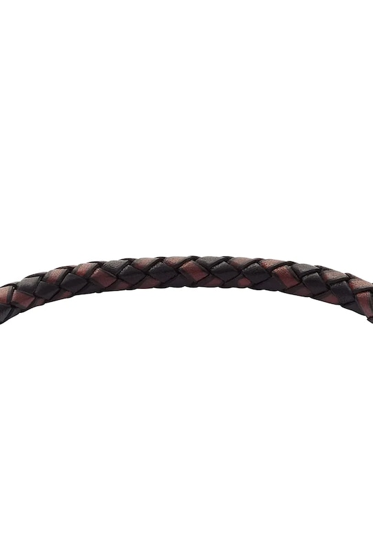 Akcesoria Fossil bransoletka skórzana JF04918040 brązowy