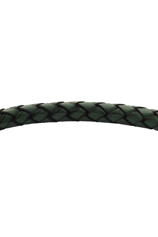 Аксесуари Шкіряний браслет Fossil JF04919040 срібний