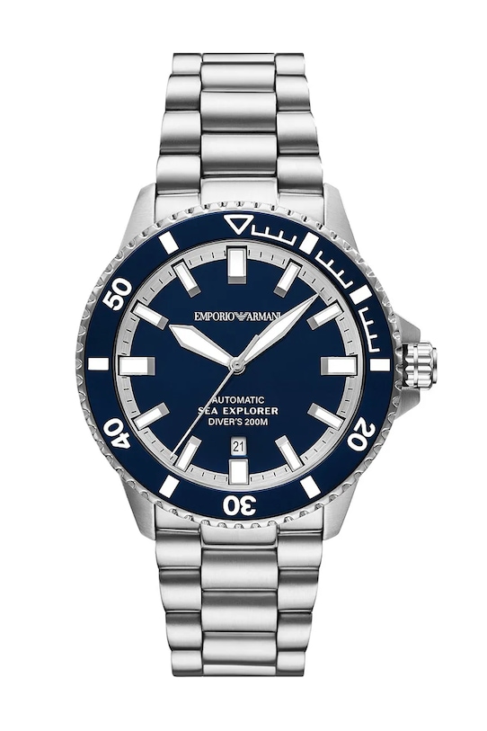 Часовник Emporio Armani сребърен AR60087