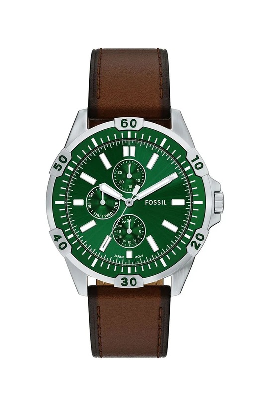 Fossil zegarek srebrny FS6147