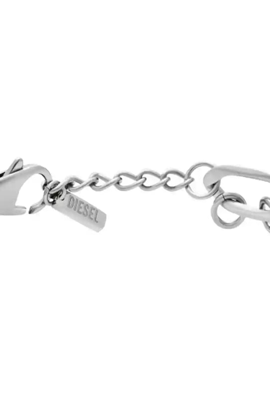 Diesel bransoletka DX1599040 srebrny AA00