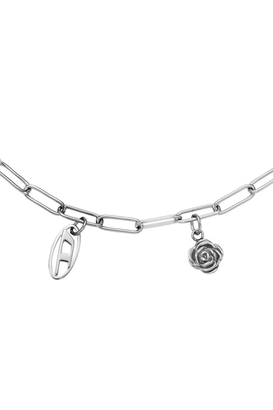 Diesel naszyjnik DX1605040 srebrny AA00