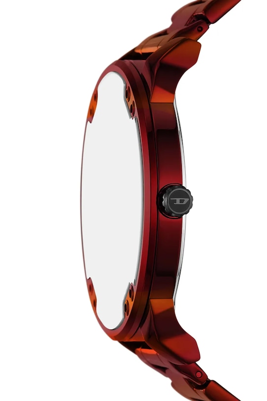 Akcesoria Diesel zegarek DZ7491 bordowy