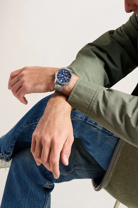 Fossil zegarek FS6134 srebrny