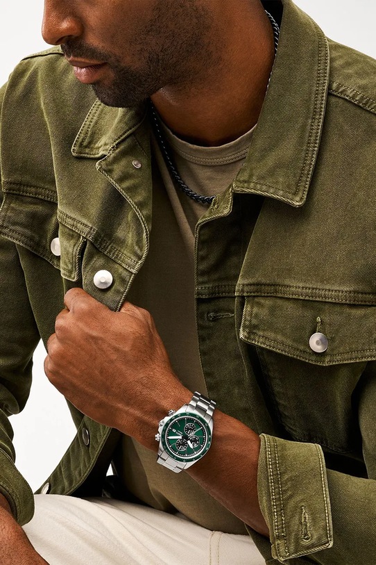 Fossil zegarek FS6127 srebrny