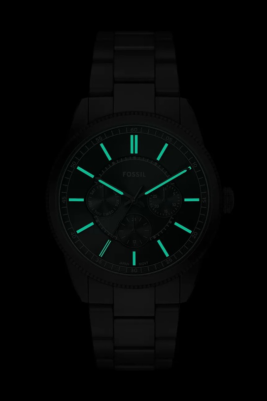 Fossil zegarek srebrny FS6127