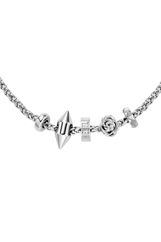 Diesel naszyjnik Gift Box srebrny DX1623040