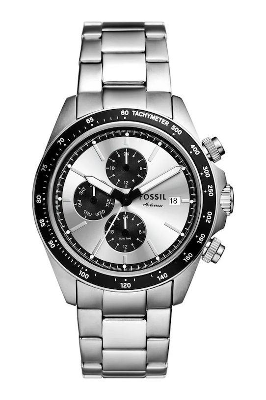 Fossil zegarek srebrny FS6124