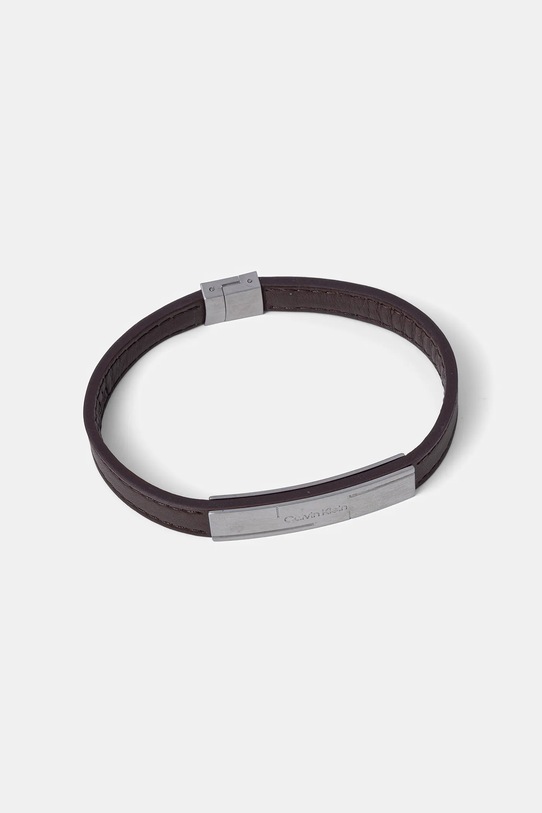 Calvin Klein bransoletka brązowy 35000057