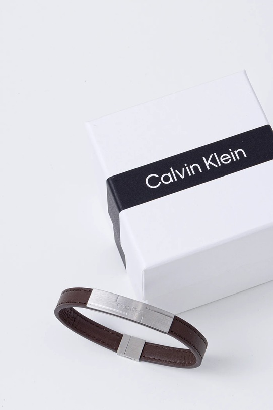 Akcesoria Calvin Klein bransoletka 35000057 brązowy