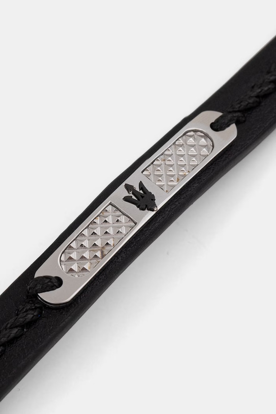 Akcesoria MASERATI bransoletka męska JM525AVE29 czarny