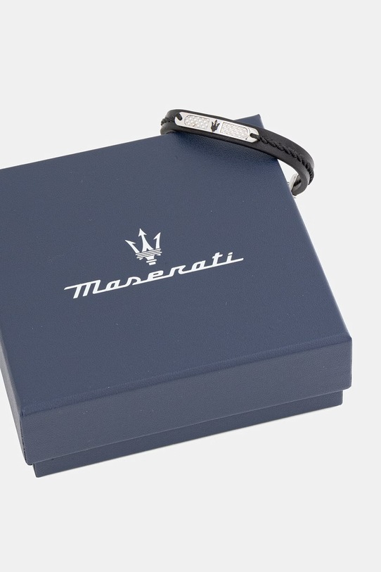 MASERATI bransoletka męska czarny JM525AVE29