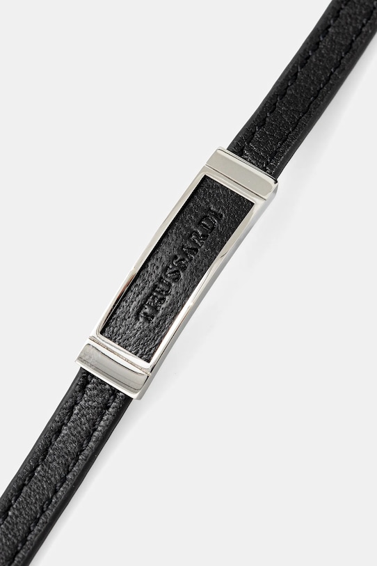Βραχιόλι Trussardi T-LEATHER TJAXZ05 μαύρο AA00