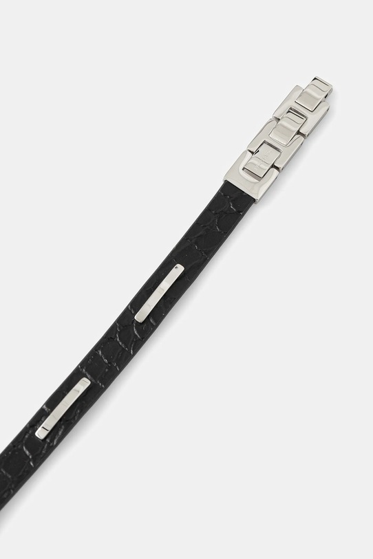 Trussardi bransoletka T-LEATHER TJAXZ09 czarny AA00