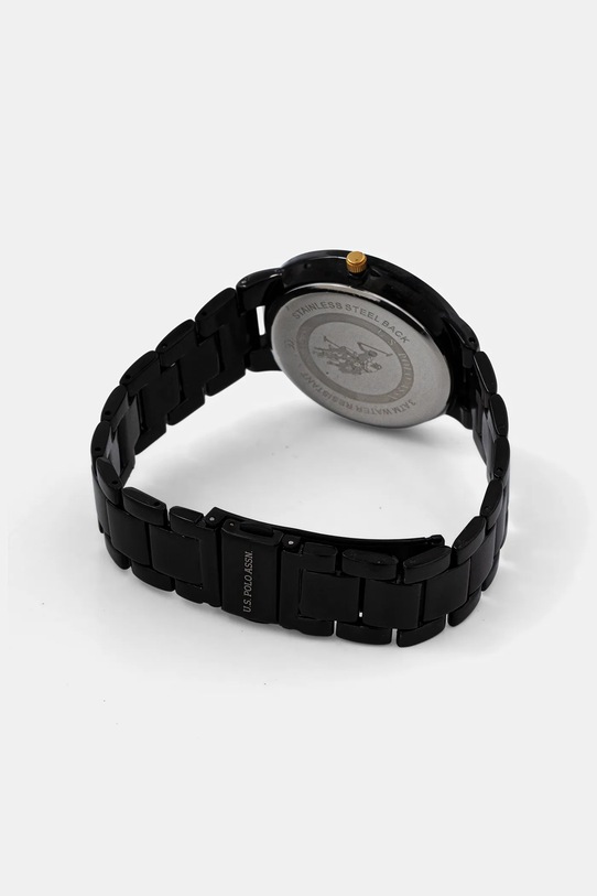 U.S. Polo Assn. zegarek LOGAN USP4891YG czarny AA00