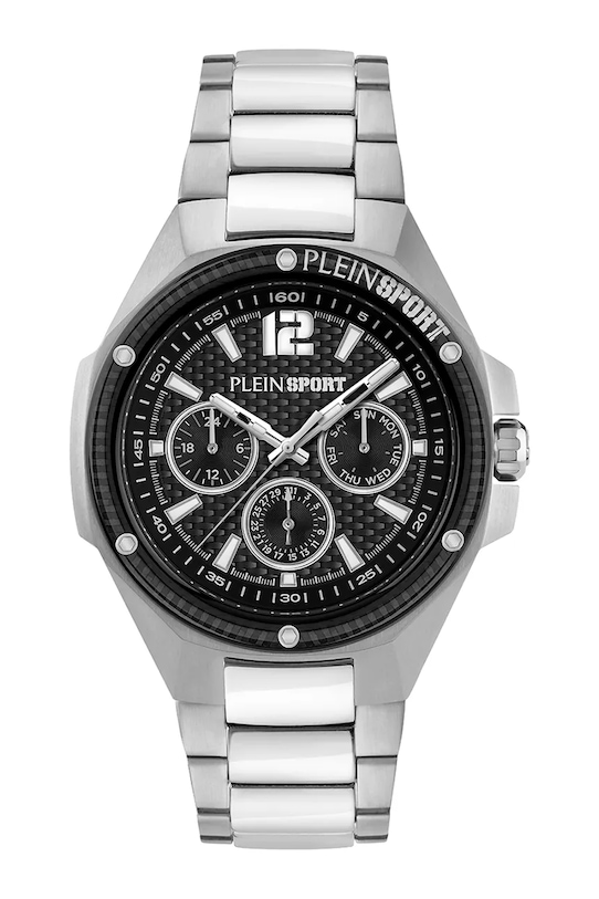 PLEIN SPORT zegarek srebrny PSLGA0425