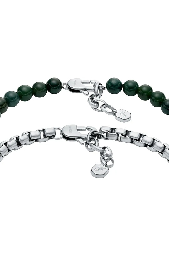 Akcesoria Fossil komplet bransoletek 2-pack JF04940SET srebrny