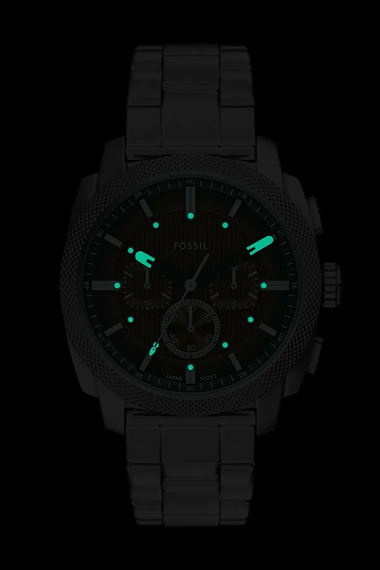 Fossil zegarek srebrny FS6144