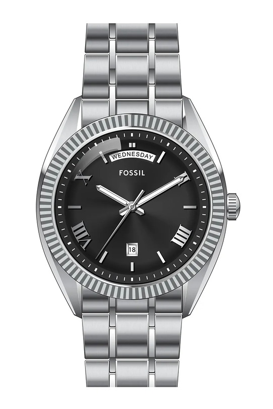 Fossil zegarek srebrny FS6139