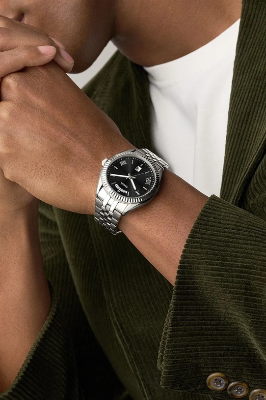 Fossil zegarek FS6139 srebrny