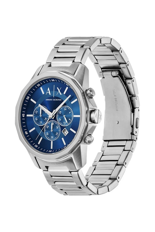 Akcesoria Armani Exchange zegarek i bransoletka AX7176SET srebrny
