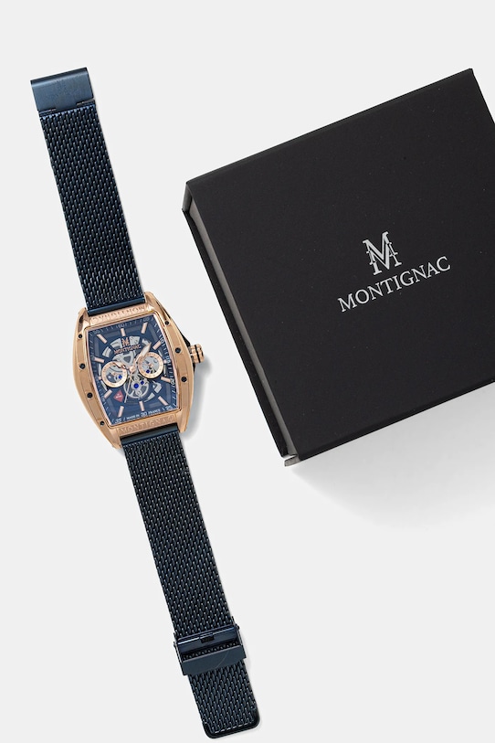 Akcesoria MONTIGNAC zegarek PALADIN MOW701 granatowy