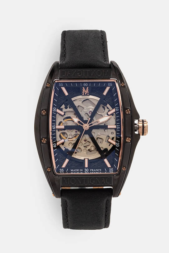 MONTIGNAC zegarek PALADIN czarny MOW506