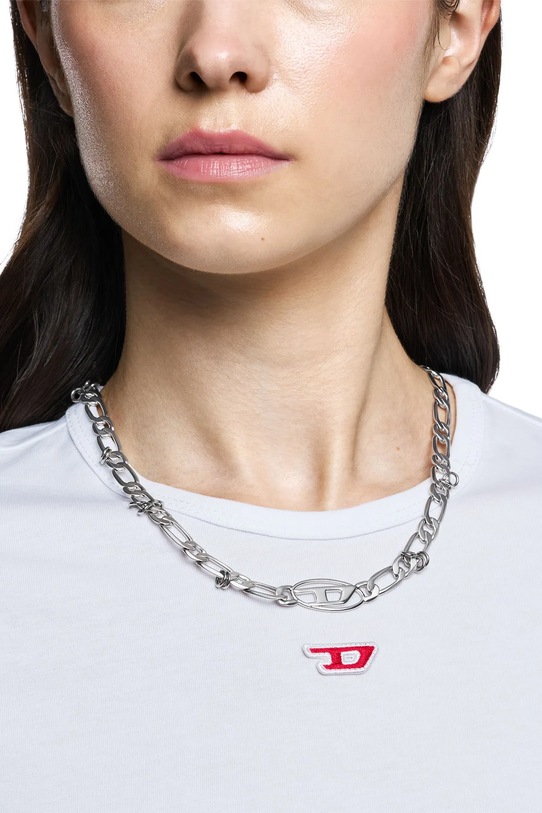 Akcesoria Diesel naszyjnik DX1600040 srebrny