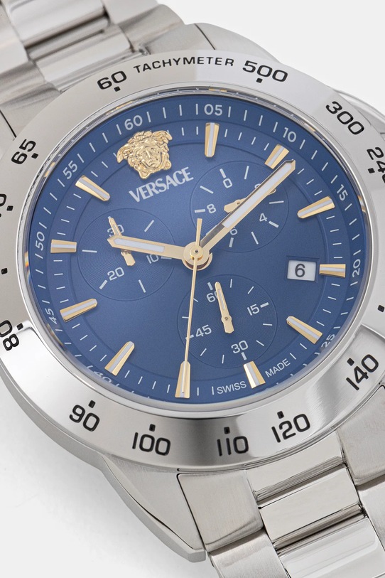 Versace zegarek VEKIA0425 srebrny AA00