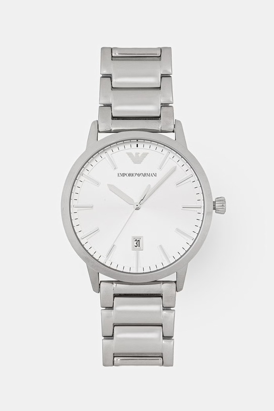 Emporio Armani hodinky pánské stříbrná AR11730