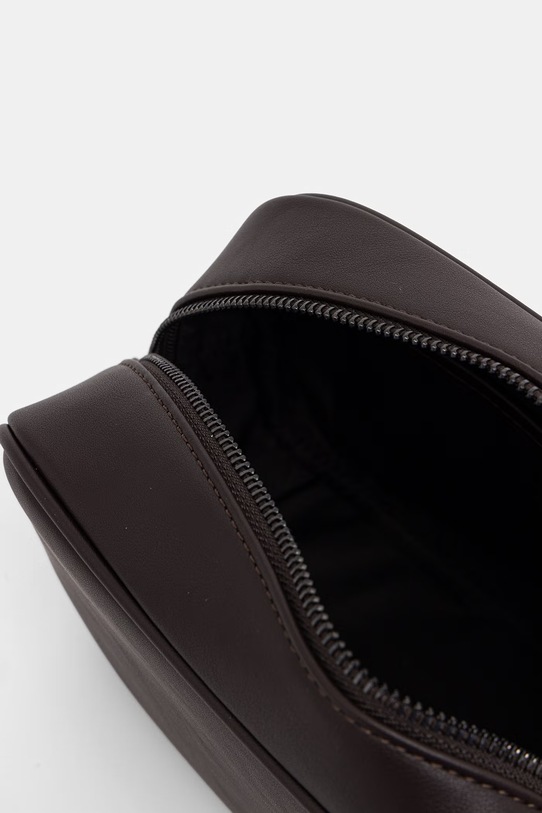 Valentino Bags kosmetyczka męska z imitacji skóry HORIZON VBE8UT664 brązowy