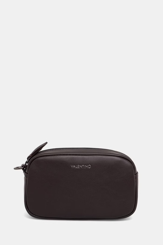 Valentino Bags kosmetyczka męska z imitacji skóry HORIZON brązowy VBE8UT669