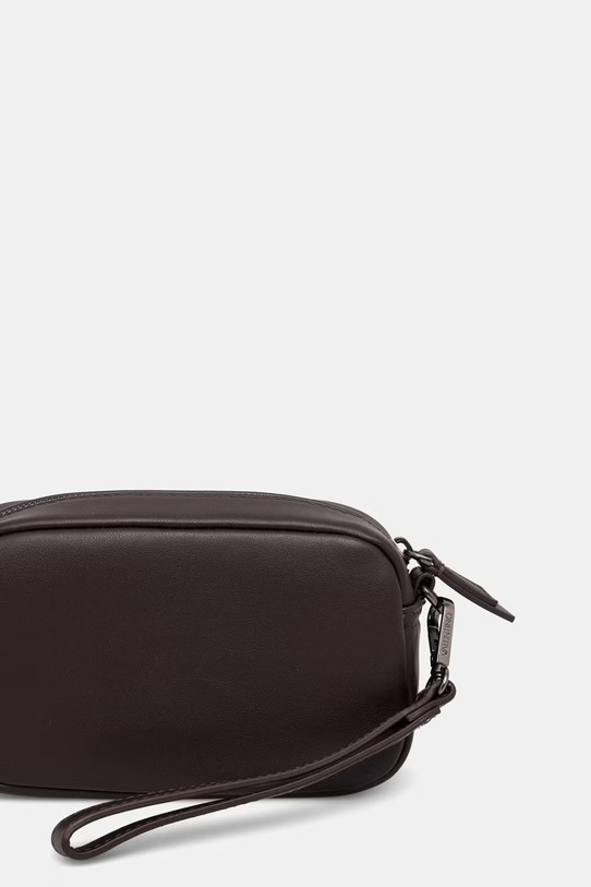 Akcesoria Valentino Bags kosmetyczka męska z imitacji skóry HORIZON VBE8UT669 brązowy