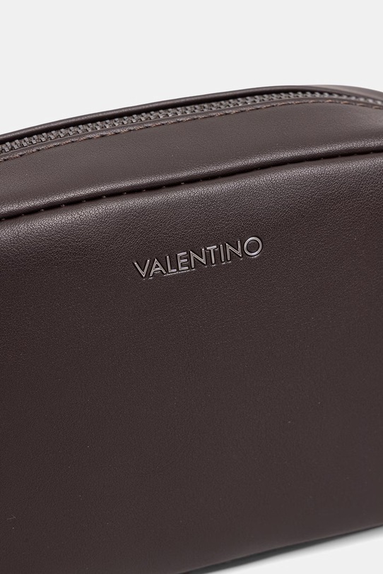 Valentino Bags kosmetyczka męska z imitacji skóry HORIZON brązowy VBE8UT669