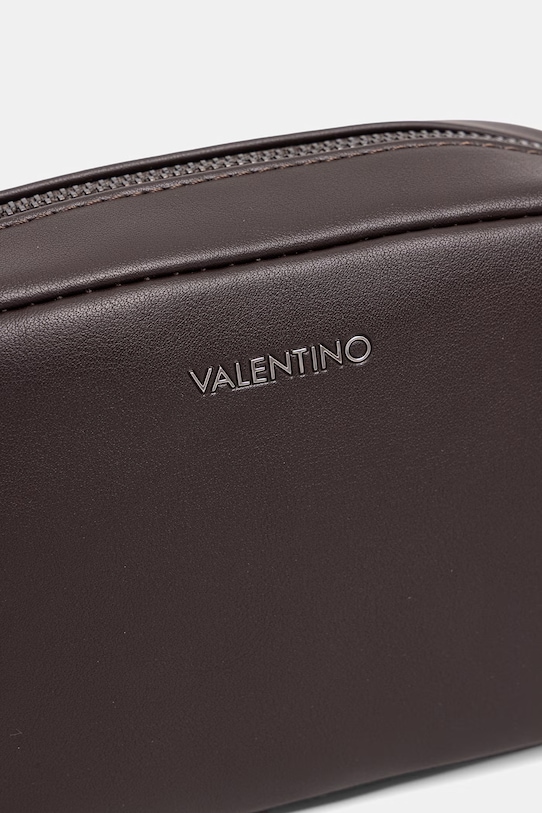 Valentino Bags kosmetyczka męska z imitacji skóry HORIZON brązowy VBE8UT669