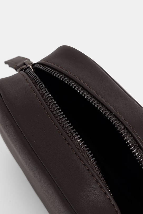 Valentino Bags kosmetyczka męska z imitacji skóry HORIZON VBE8UT669 brązowy