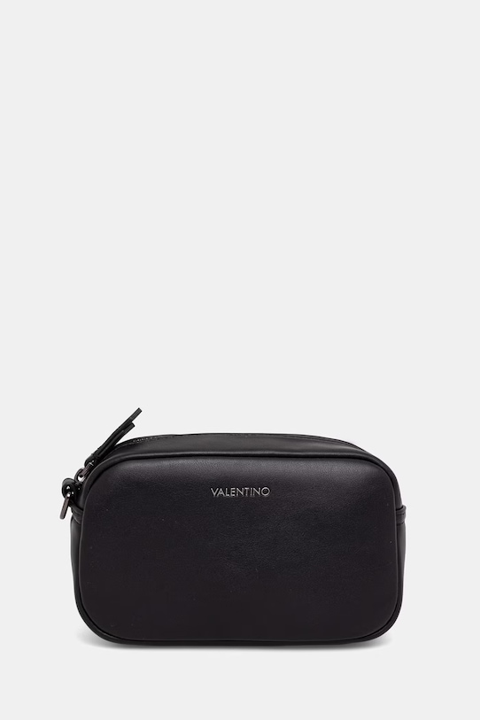 Valentino Bags kosmetyczka męska z imitacji skóry HORIZON czarny VBE8UT669