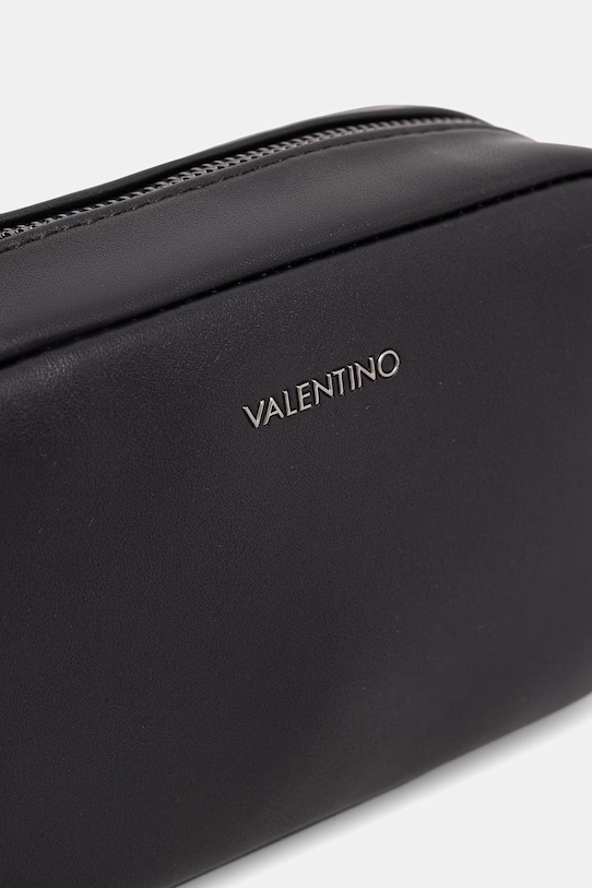 Valentino Bags kosmetyczka męska z imitacji skóry HORIZON czarny VBE8UT669