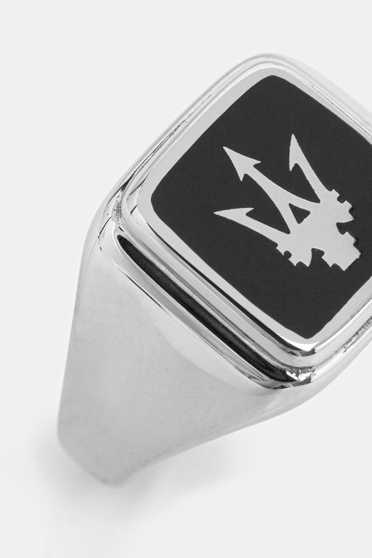 MASERATI sygnet męski metalowy ICONIC JM222AVD070 srebrny AA00