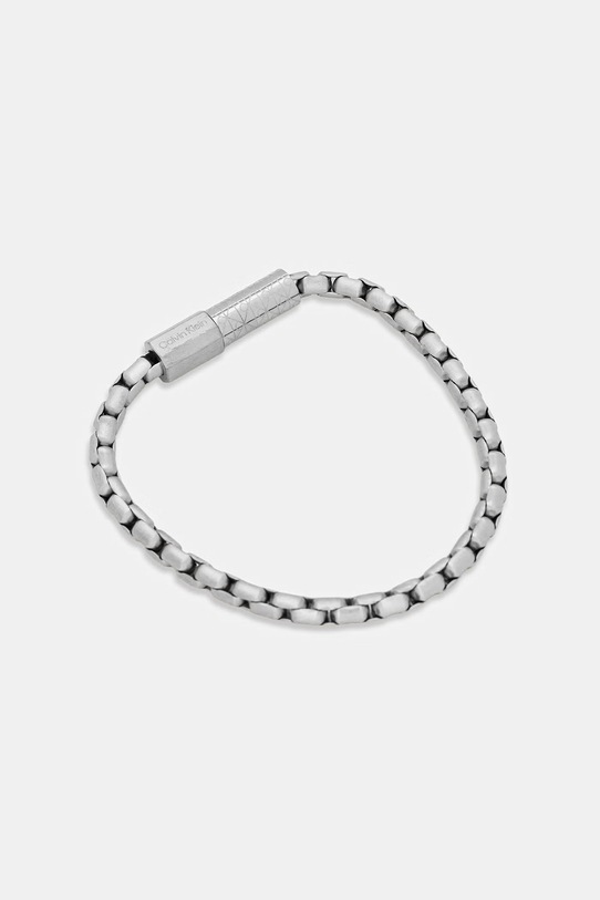 Calvin Klein bransoletka męska ze stali nierdzewnej srebrny 35100094