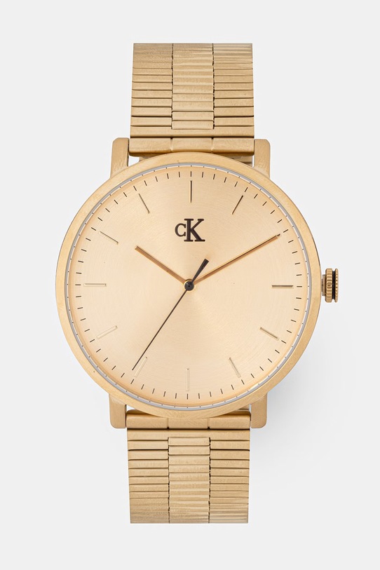 Calvin Klein zegarek męski złoty 25200549