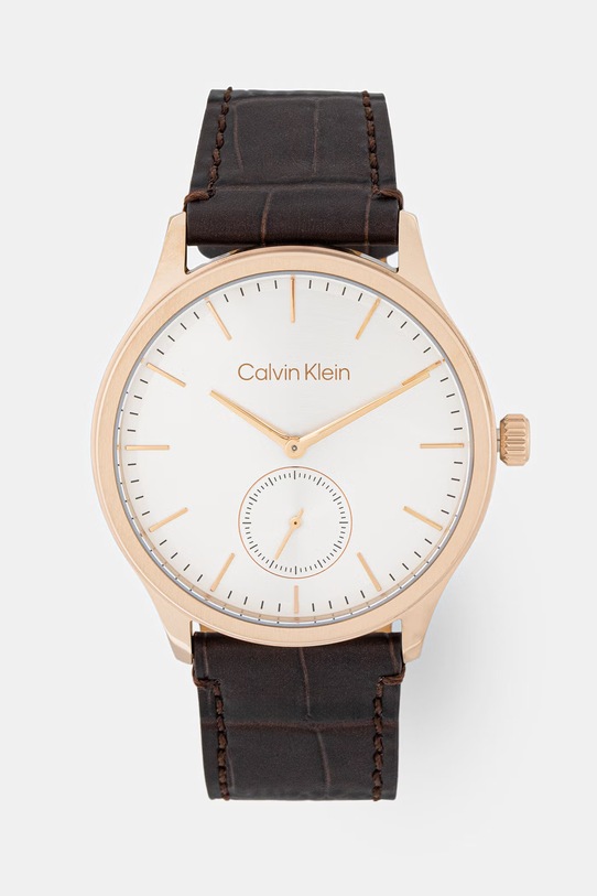 Calvin Klein zegarek męski brązowy 25200553