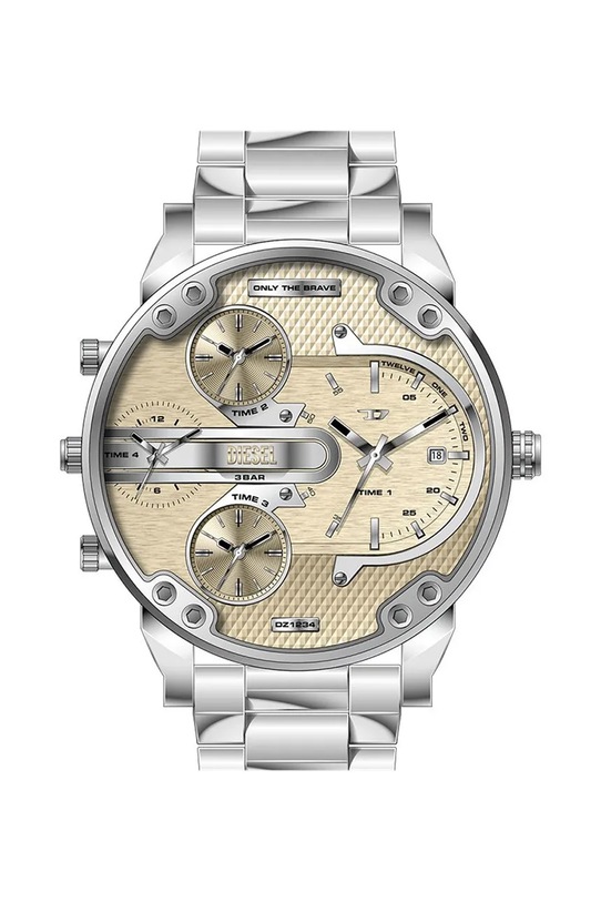 Diesel zegarek męski Mr.Daddy Slim srebrny DZ7495