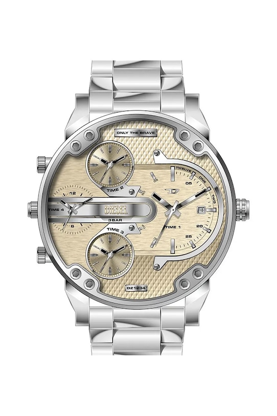 Diesel zegarek męski Mr.Daddy Slim srebrny DZ7495